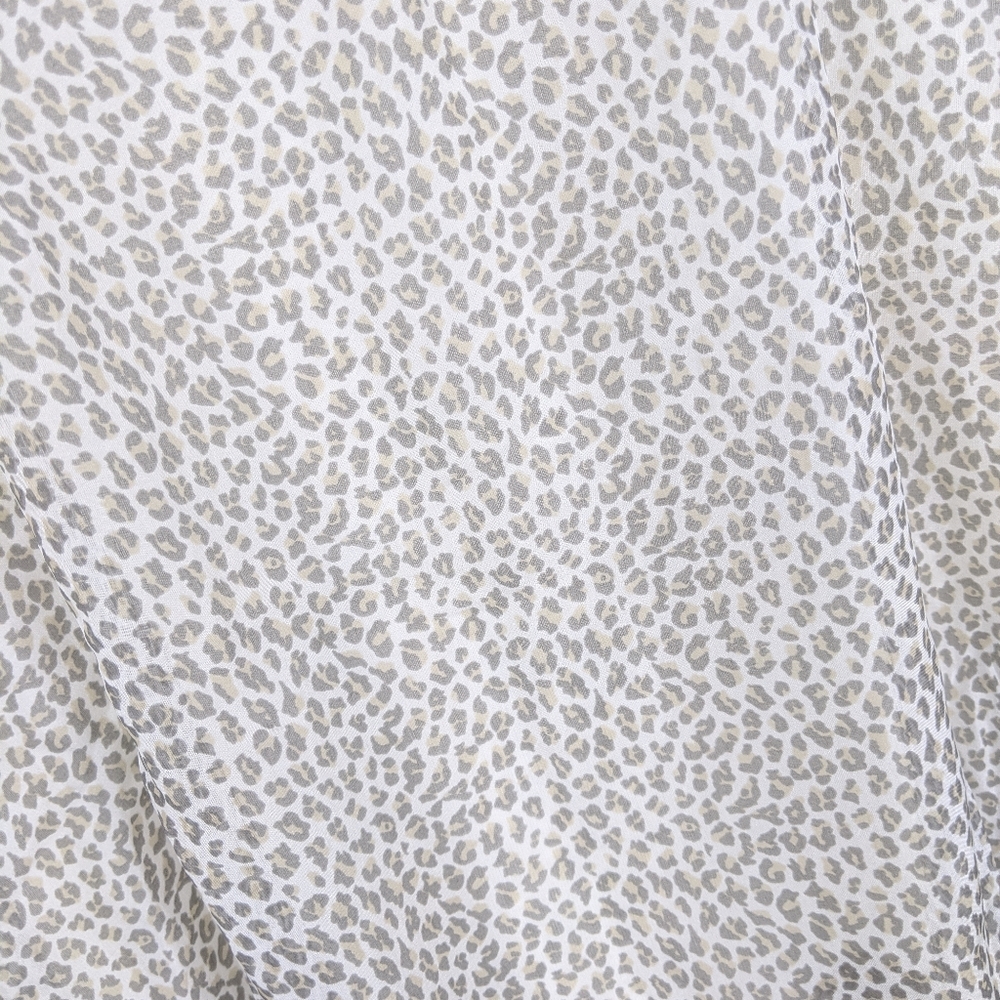 🆕🌿100% SILK LEOPARD PRINT BLOUSE🌿 - Picture 5 of 5